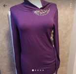 Sweter sweterek tunika z kołnierzem stójką George