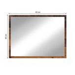 Vicco Lustro łazienkowe Rustykalny dąb 45 x 60 cm, Kiko