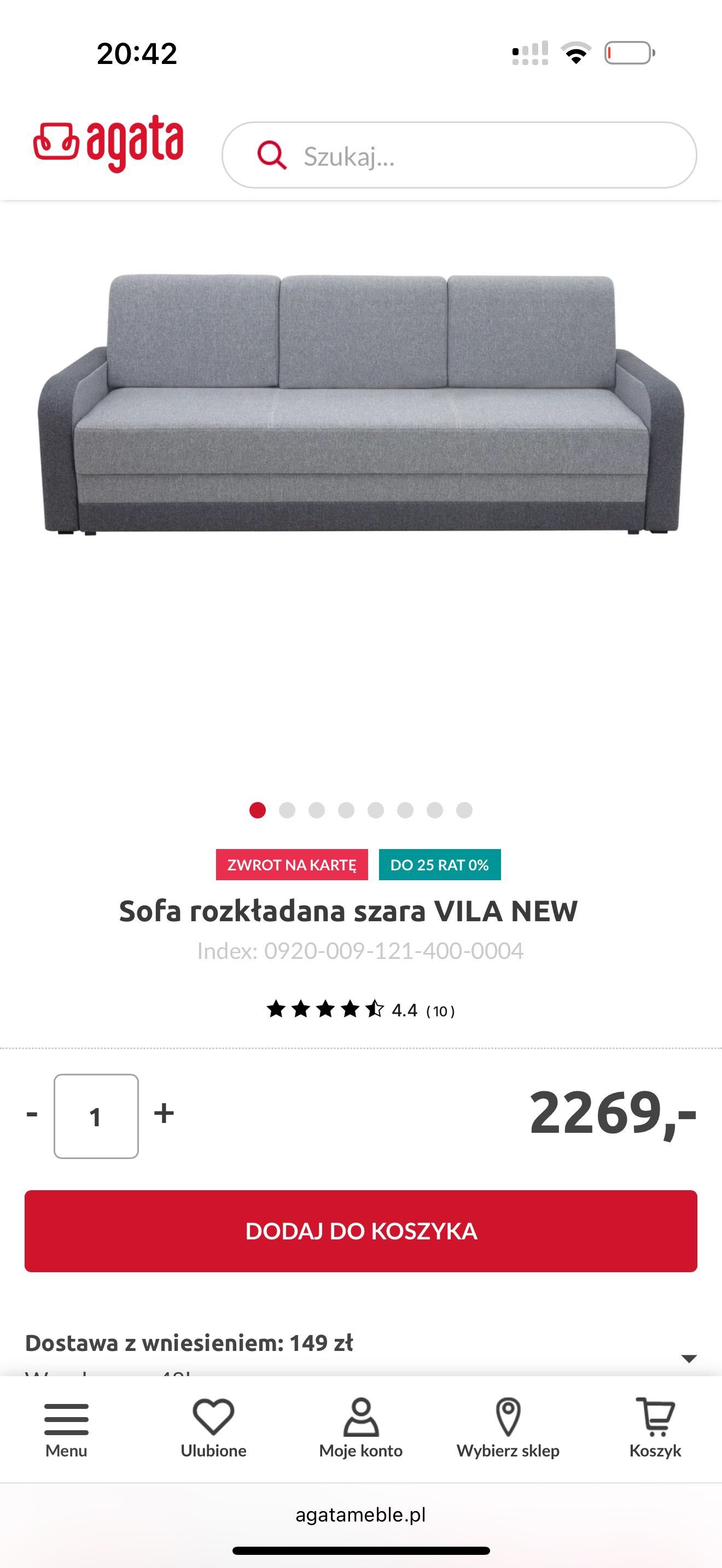Sofa Vila New 3 osobowa