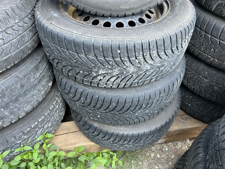 Opony zimowe 215/60 16 Nankang z felgami stalowymi 5x114,3 Kia