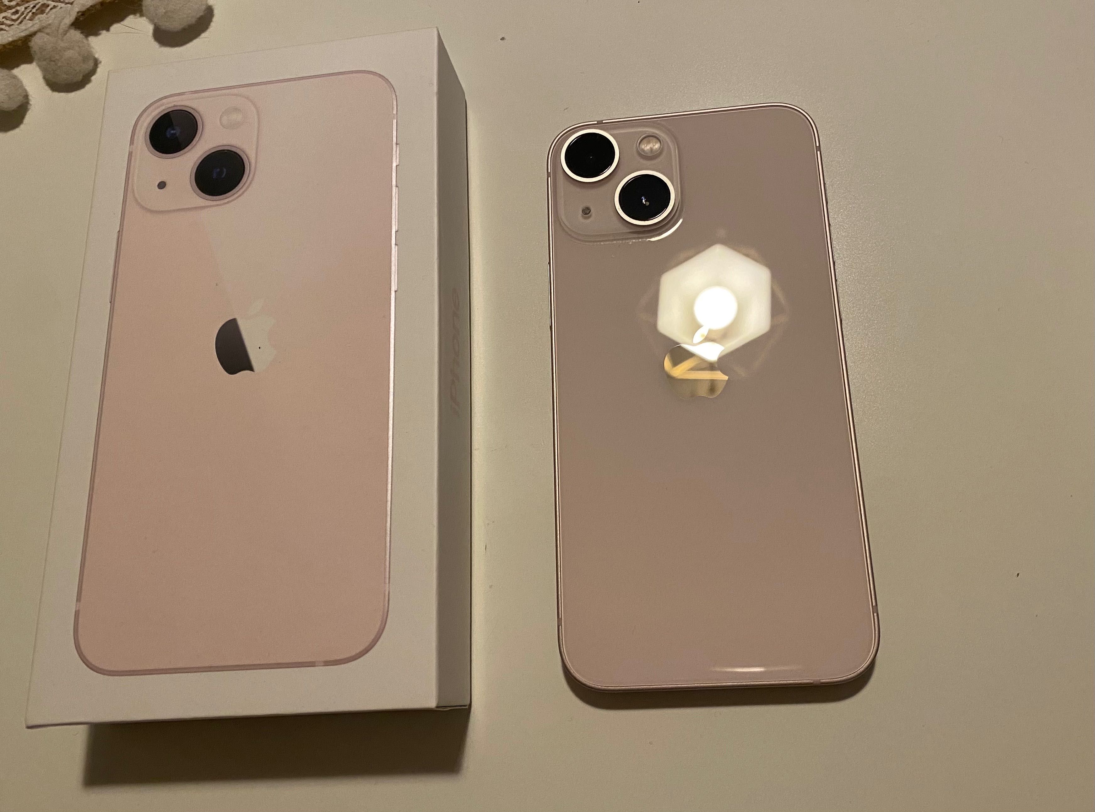 iPhone 13 mini różowy, stan perfekcyjny