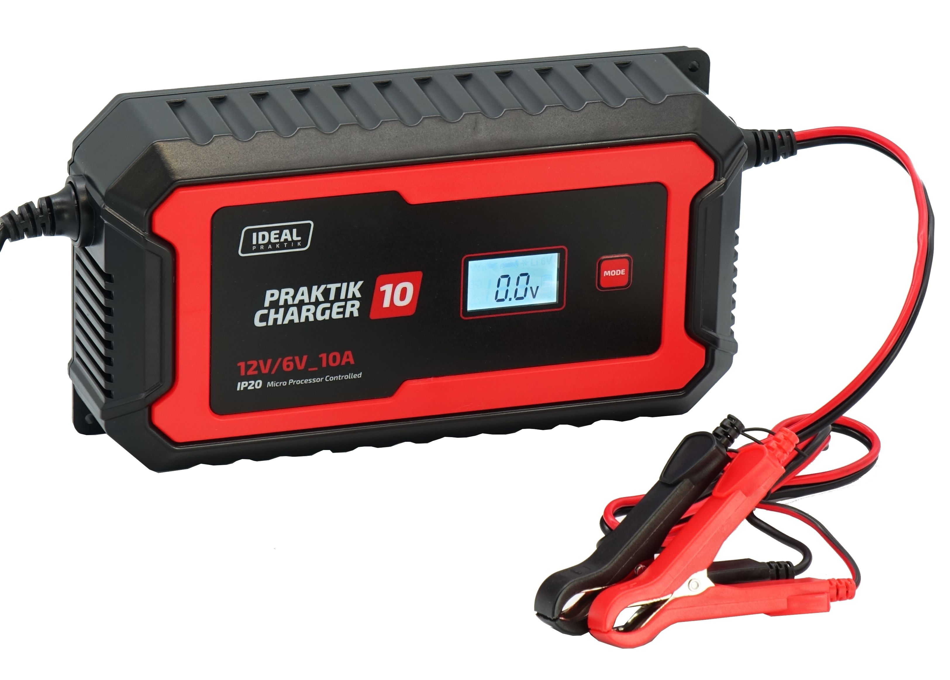 prostownik ideal praktik charger 10 lcd 6/12v automatyczny gel WET AGM