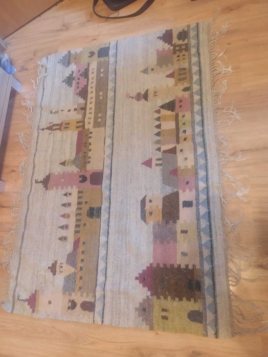 Kilim wełniany cepelia dywan zakopianskie warsztaty wzorcowe