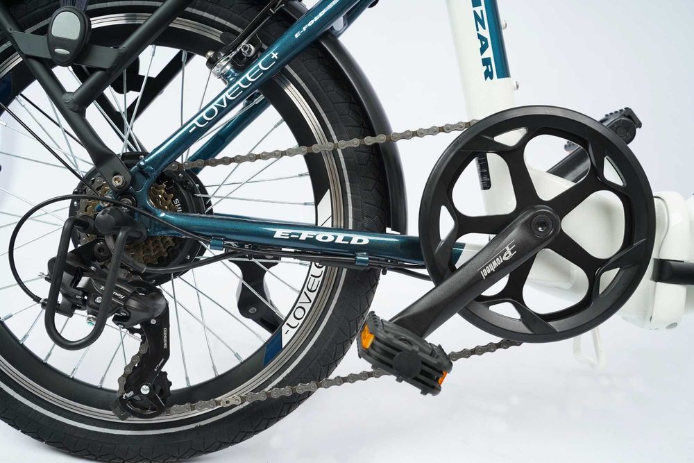 Rower Elektryczny Miejski Składak Lovelec IZAR 12AH roz.20"