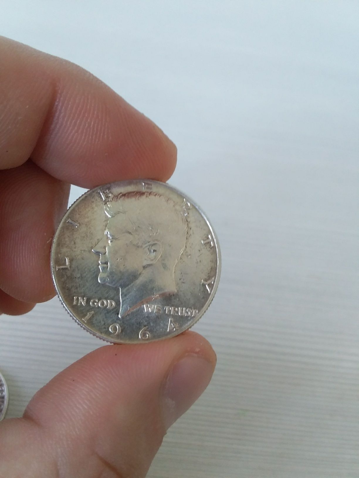 Коллекционные серебрянные монеты Half Dollar Liberty USA Kennedy Silve