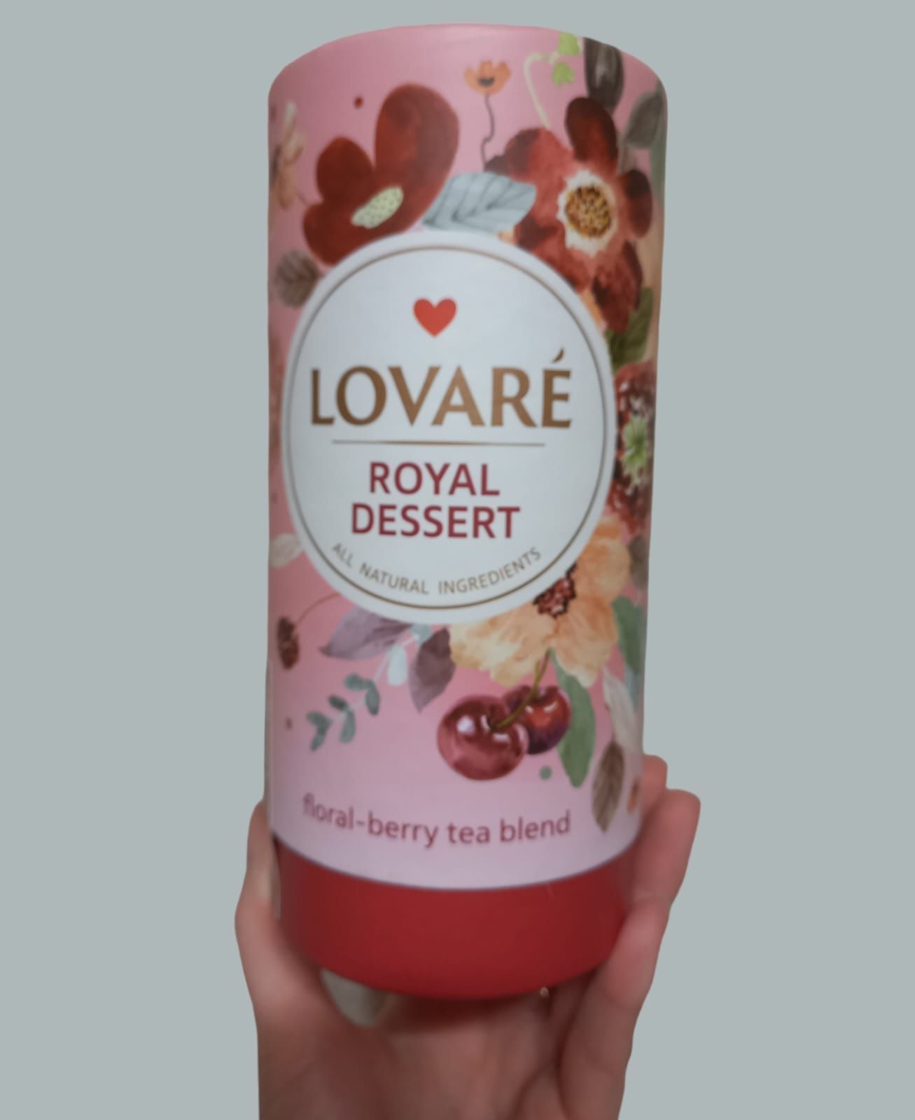 Чай Lovare,рассыпной чай,ароматный чай,подарок любимой,вишневый чай