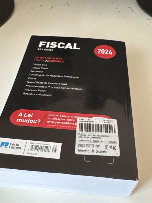 Código Fiscal, edição académica 2024 (32.ª edição)