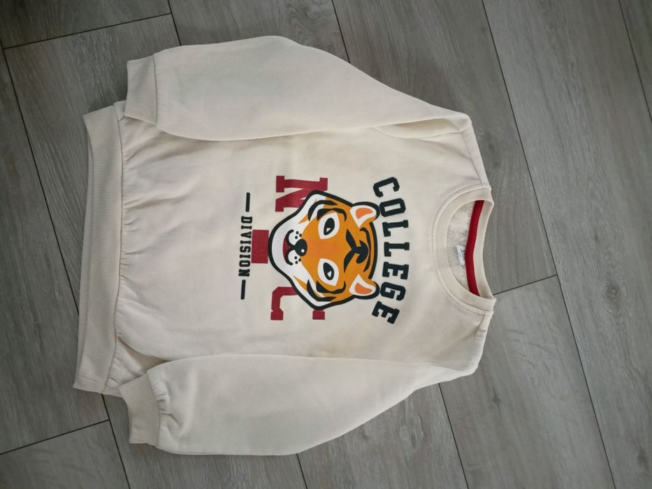 Sweterek ocieplany tygrys 122