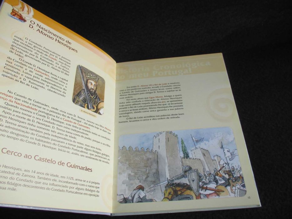 Livro BD História Cronológica do meu Portugal Carlos Letra