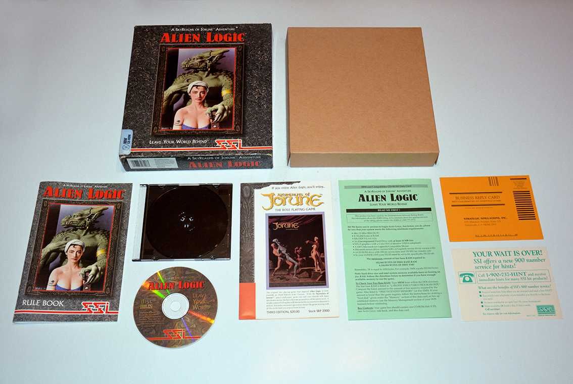 ALIEN LOGIC - big box, 1-wydanie USA, SSi 1994, dos windows 95