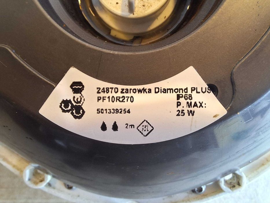 Lampy reflektory basenowe led 12V kompletne duże 2 szt Basenhurt