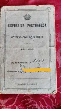 Passaporte português de 1918