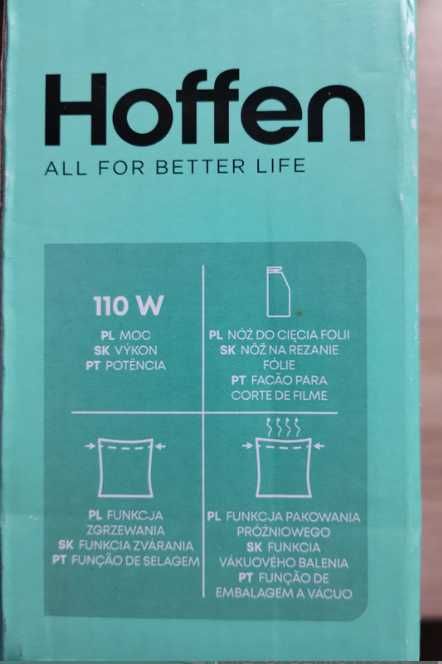 Zgrzewarka do pakowania próżniowego 110w czarna