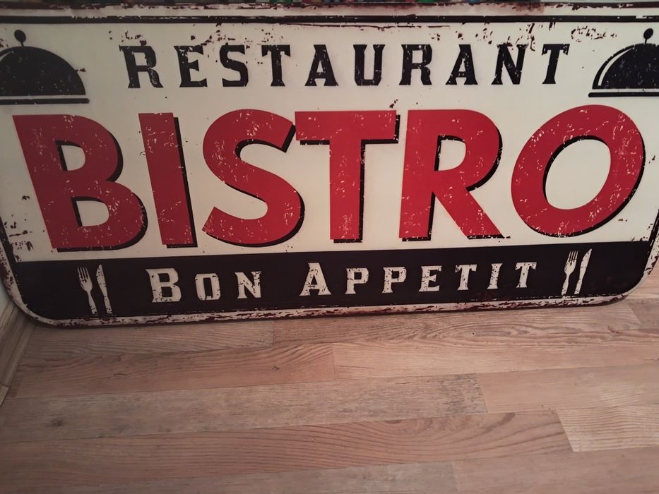 Szyld  Bistro blacha