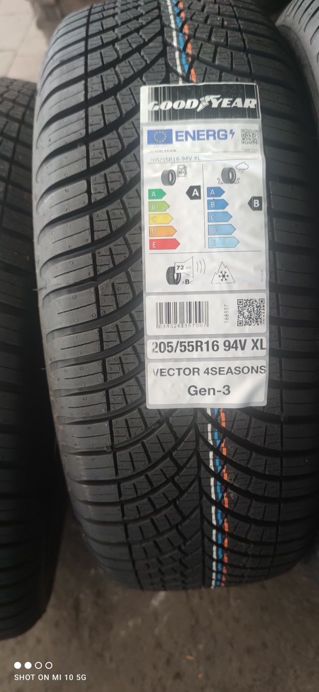 Nowe Goodyear Vector gen 3 205/55r16 dot 2025 montaż gratis