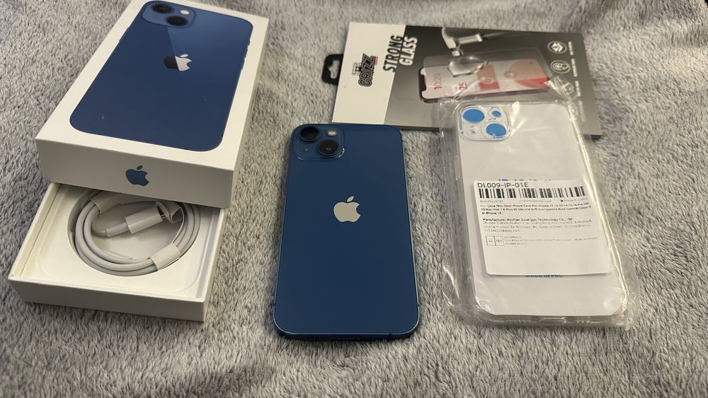 iPhone 13 Blue 128GB bateria 100% super stan