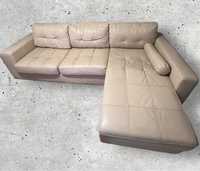 Sofa chaise long creme