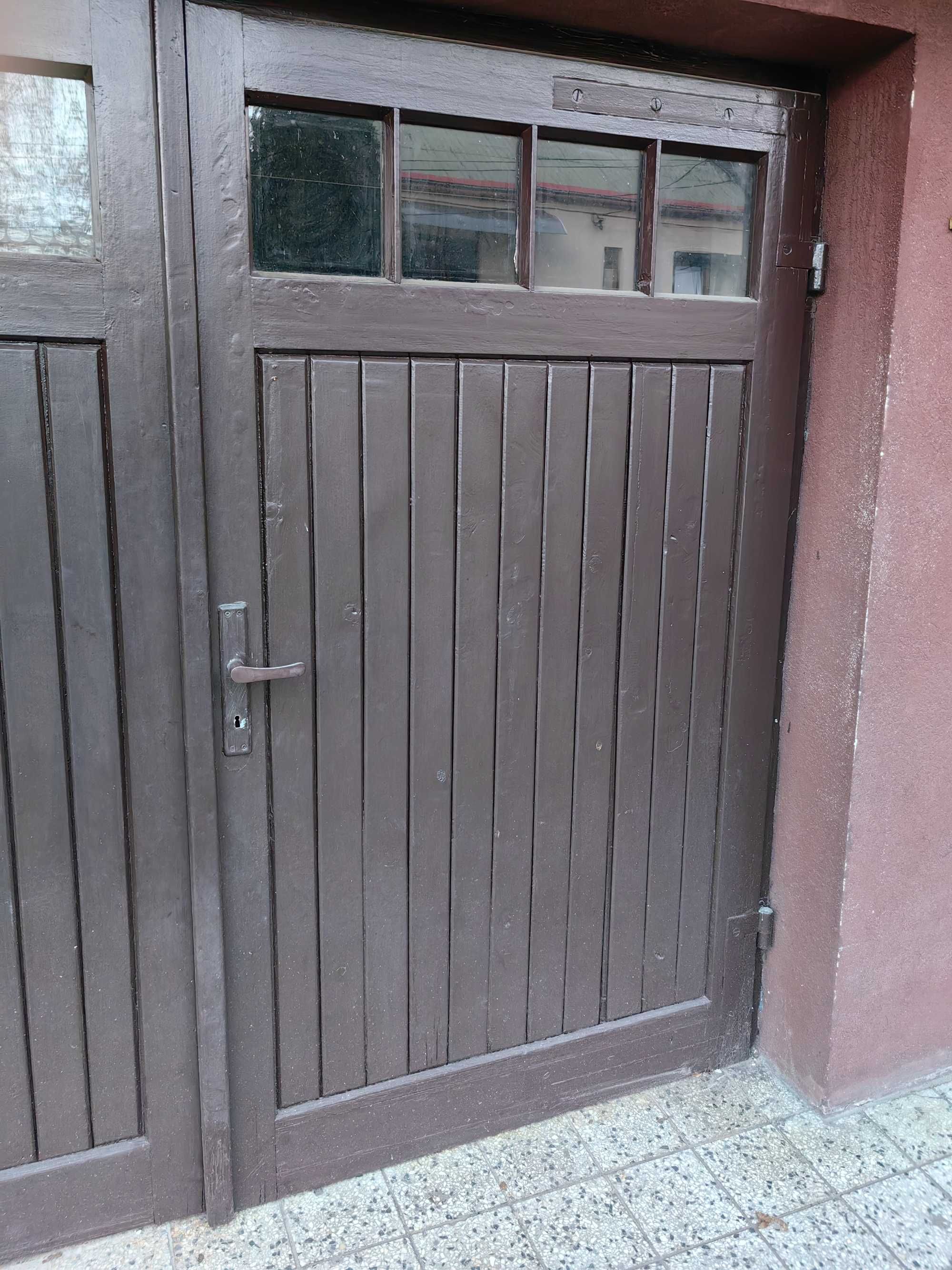 Drzwi / brama Garażowa z drewna