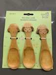 Colheres de bambu para bebés NOVAS