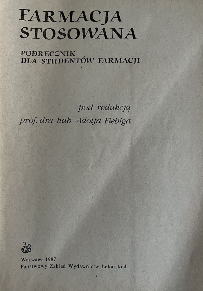 Farmacja stosowana