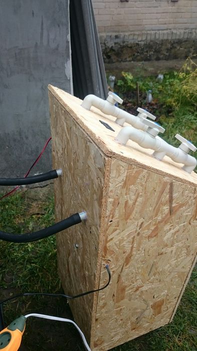 Установка для промивки радіатора пічки на автомобілі