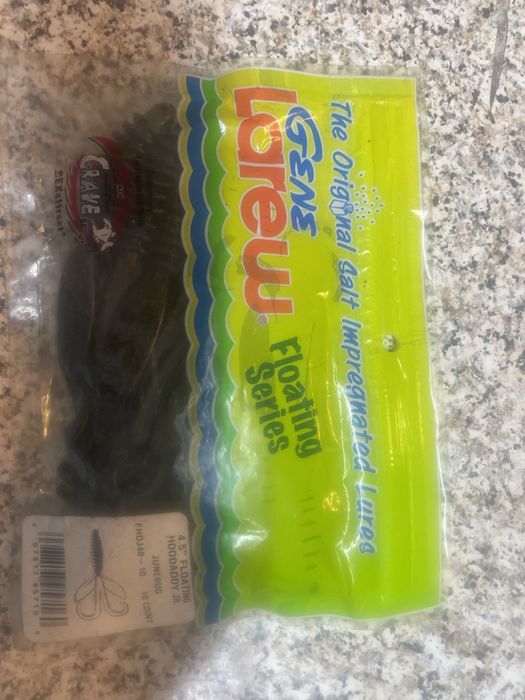 Embalagem de Amostras de pesca marca GENE LAREW mod hoodaddy floating