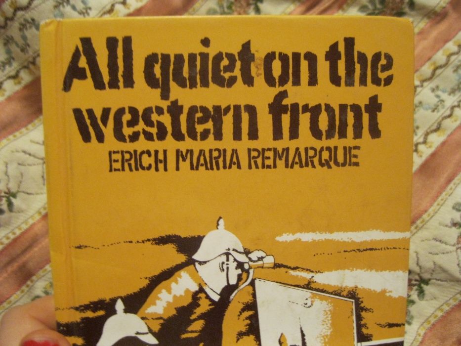 книга английский erich maria remarque all quiet on the western front