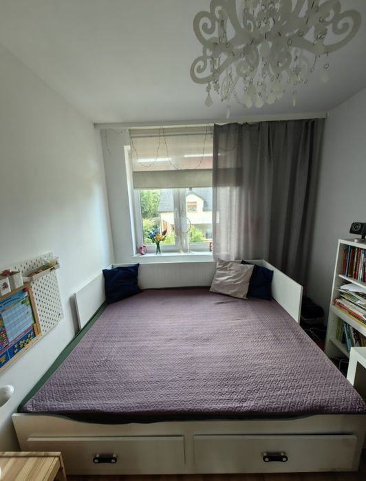 Hermes łóżko rozkładane, materac,hand made, led.