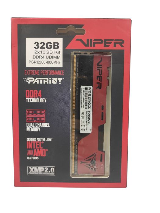 Na Lewara Pamięć RAM Patriot Viper 32gb DDR4 2x16gb CL20
