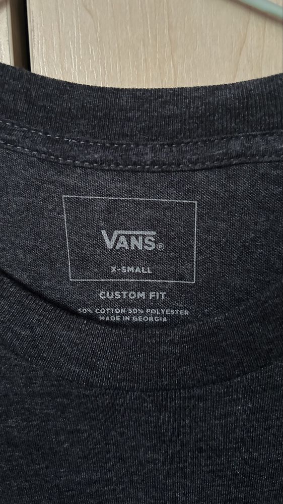 Szara koszulka Vans