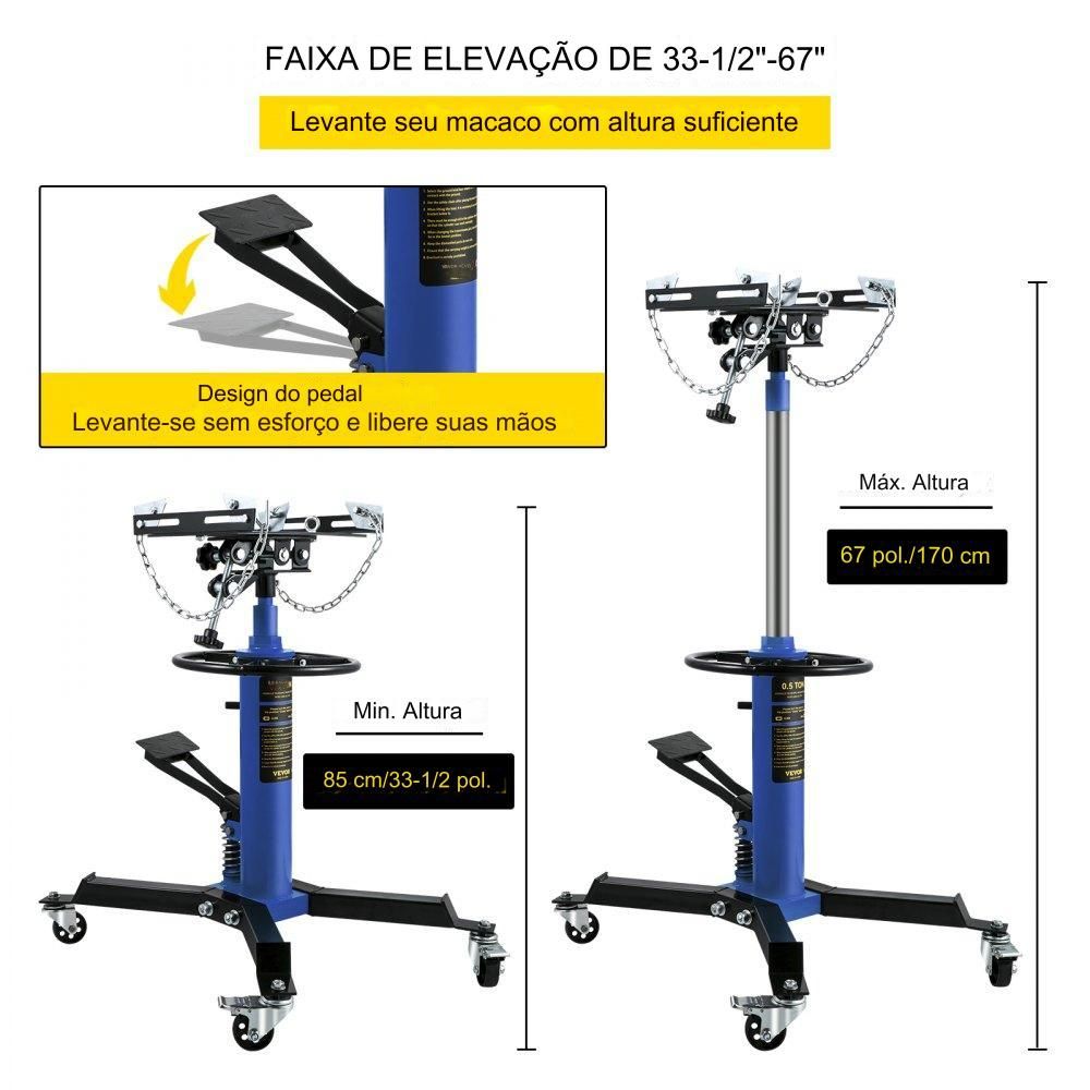 Motorheber 500 kg - Azul