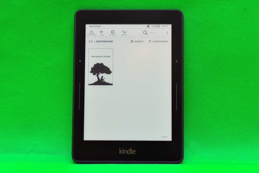 Електронна книга з підсвічуванням Kindle Voyage читає Fb2+всі формати!