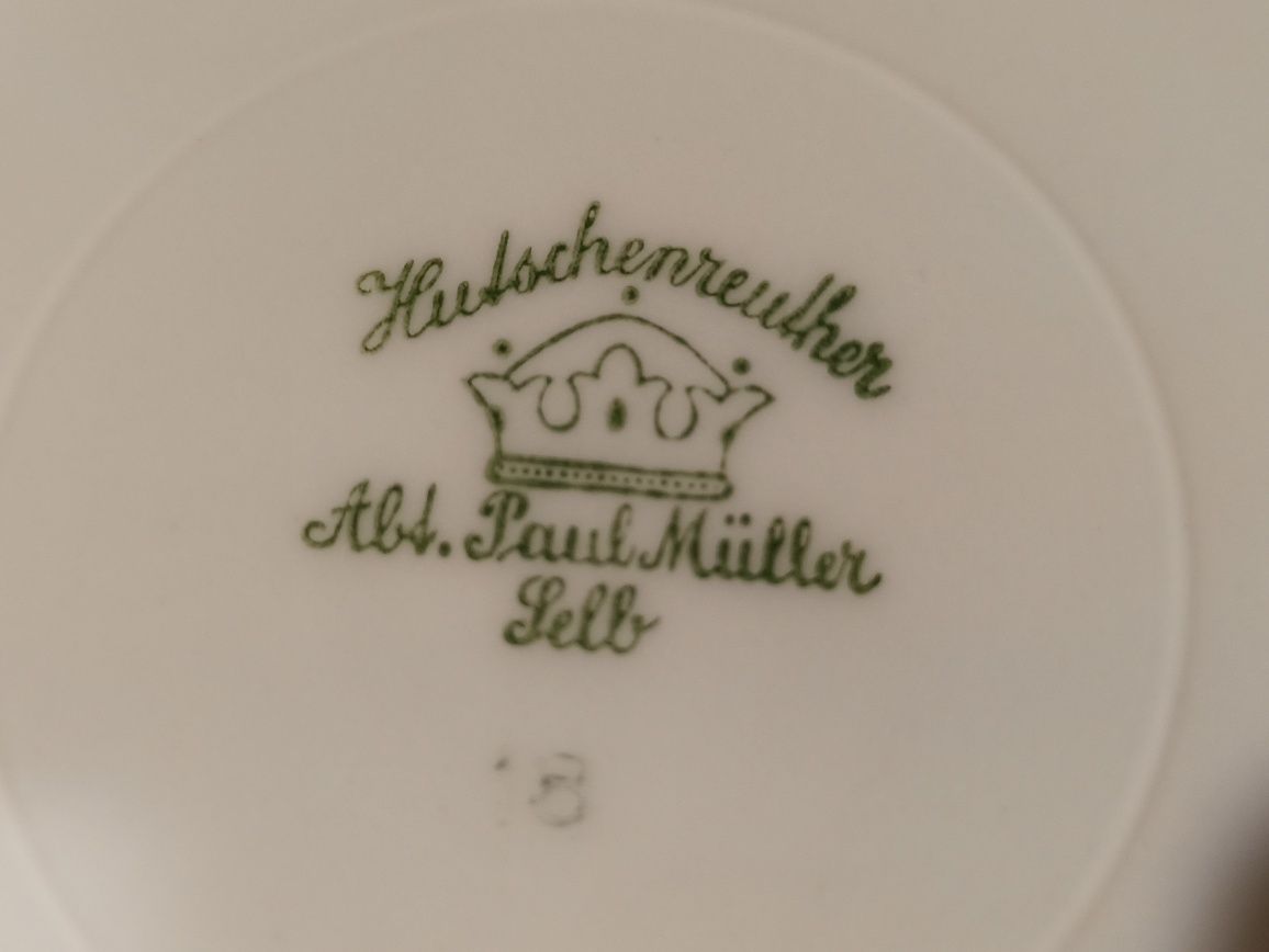 HUTSCHENREUTHER A. Paul  MüllerTRIO Porcelana Selb Filiżanka Bawaria