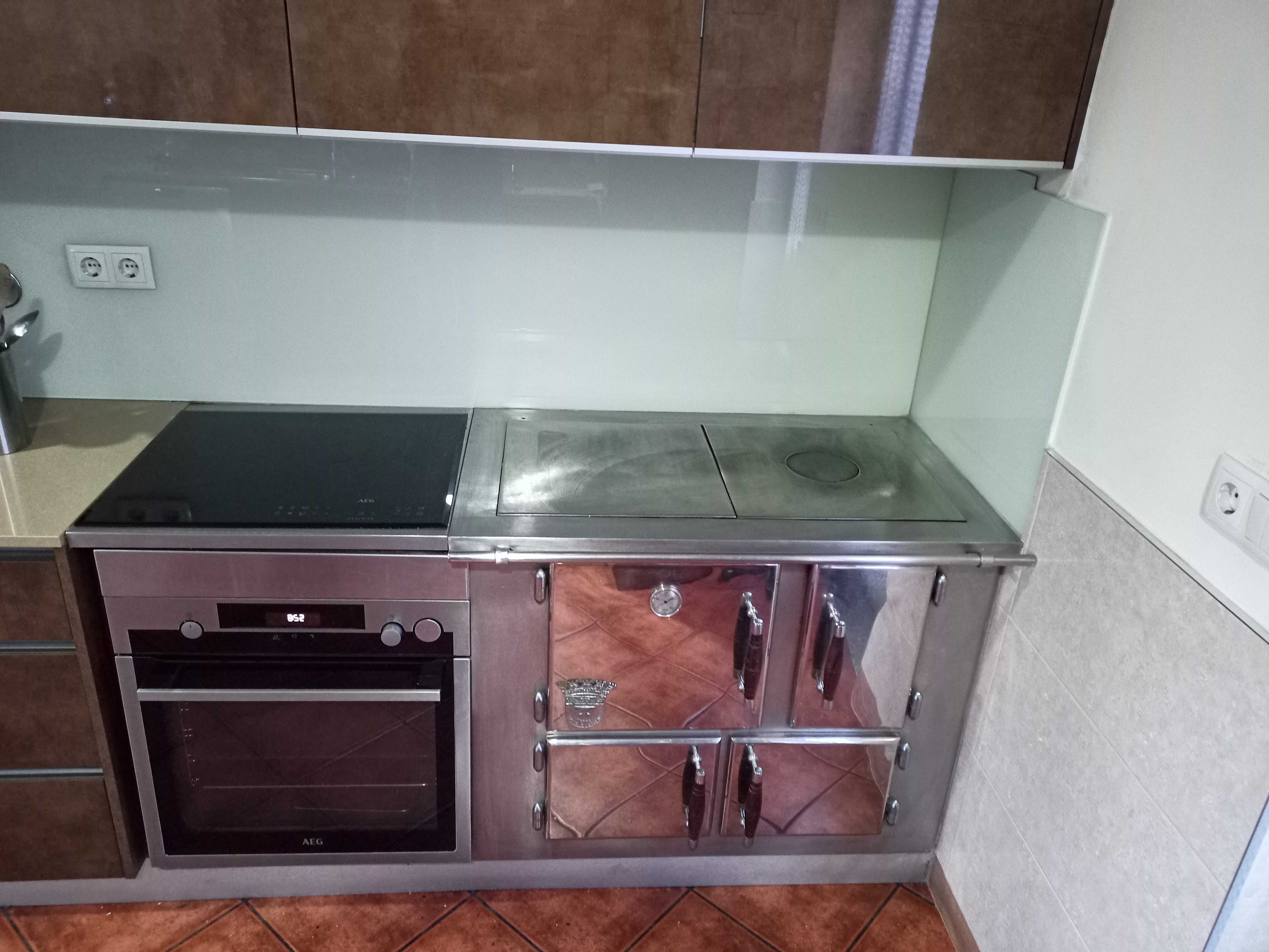 Fogão lenha em Inox