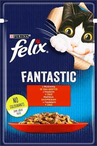 Mokra Karma dla kota Felix Fantastic MIX SMAKI 24x 85g