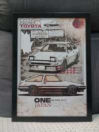 Plakat Initial D Toyota Trueno 86