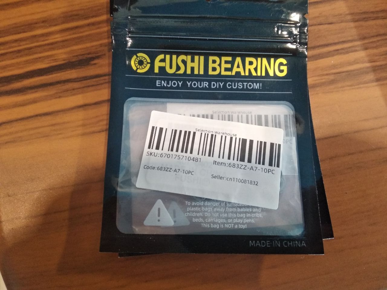 Подшипники Fushi 683ZZ ABEC-7 3x7x3 618/3zz EQM Z3V3