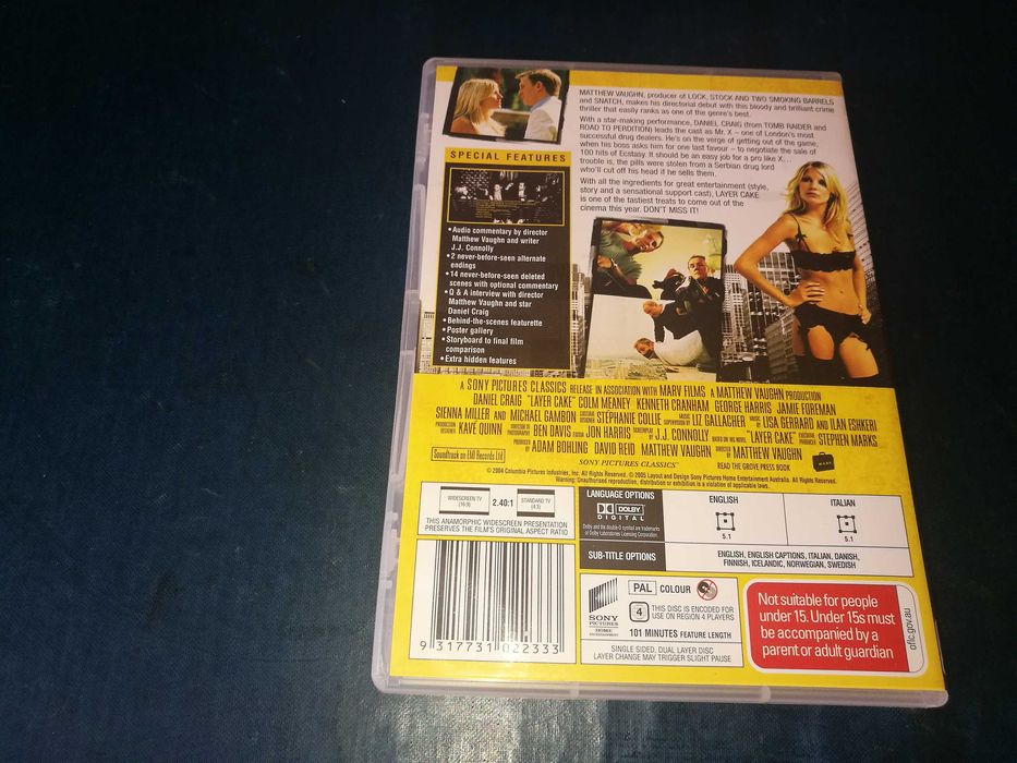 LAYER CAKE DVD (legendagem Inglês)