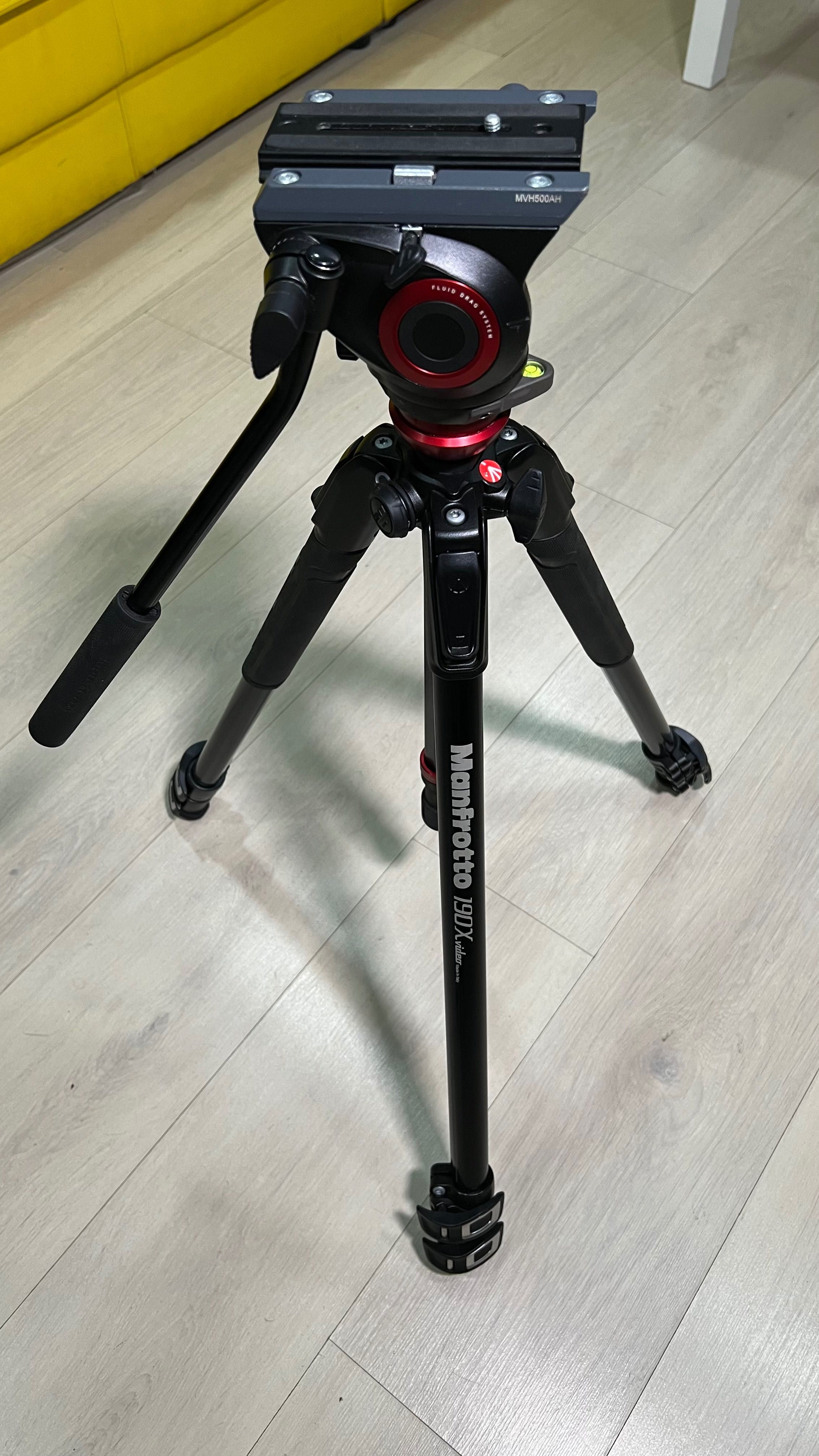 Штатив Manfrotto 500 Fluid Video Head with 190X (MVK500190XV)