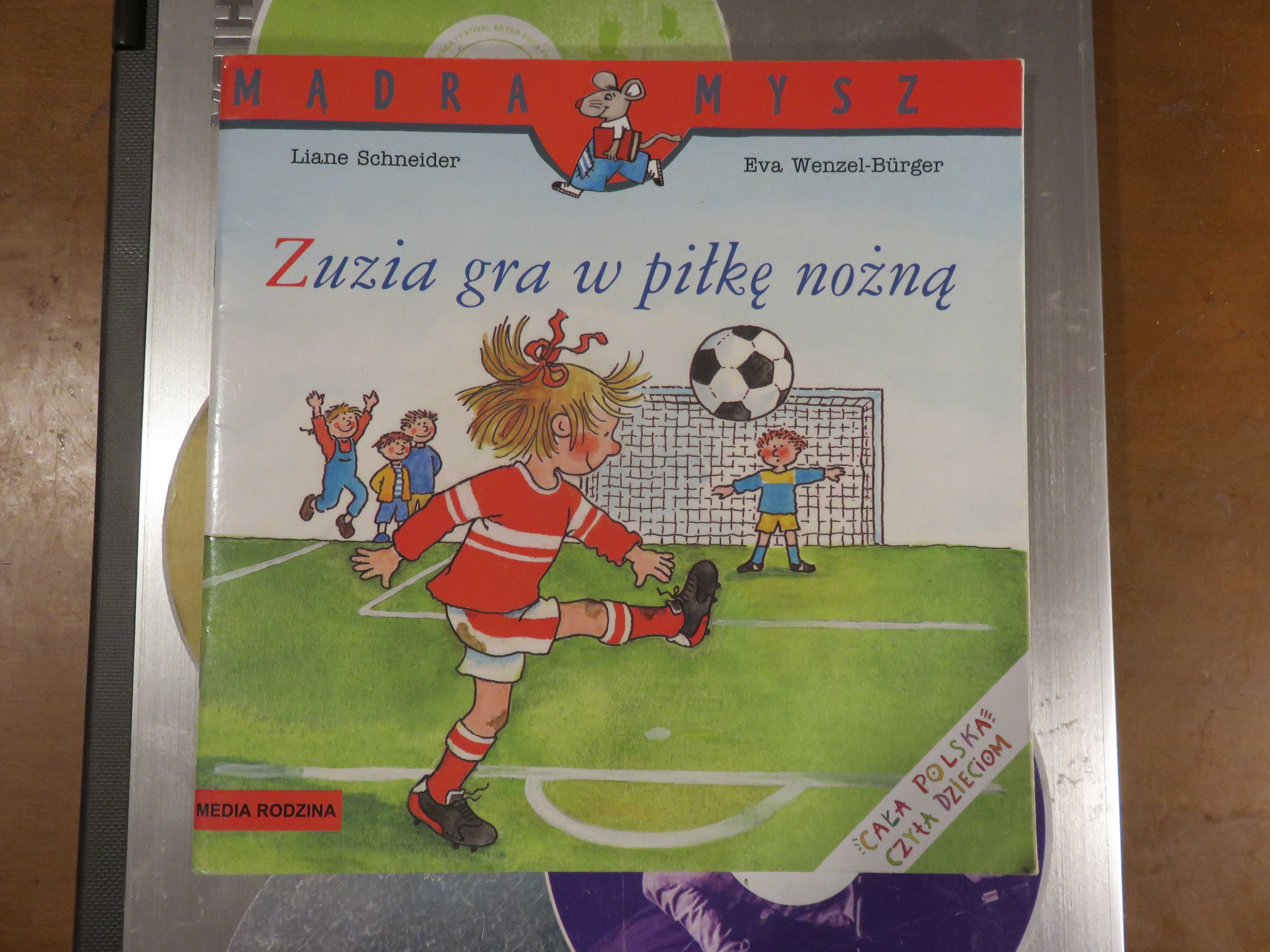 dla dzieci z serii Mądra Mysz "Zuzia gra w piłkę nożną"