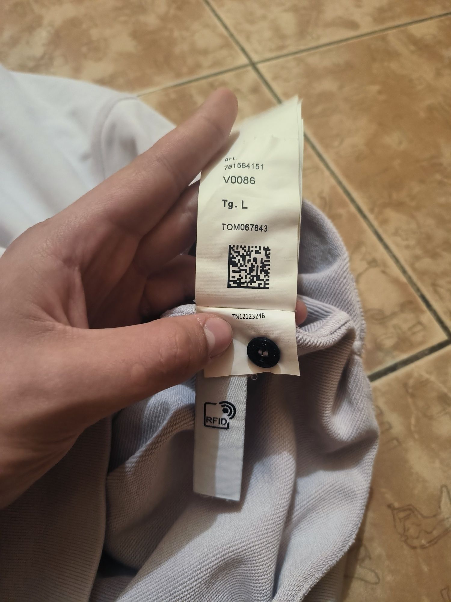 Рожеве худі Stone island
