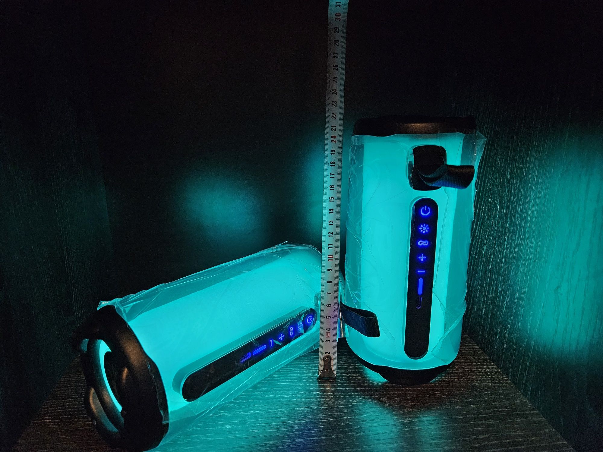 GŁOŚNIK BLUETOOTH x2 Kolumny Audio USB Akumulator Aux Boombox Wieża