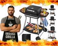 Grill Elektryczny Zilan 6w1 3050W XXL Pokrywa Termometr Półki
