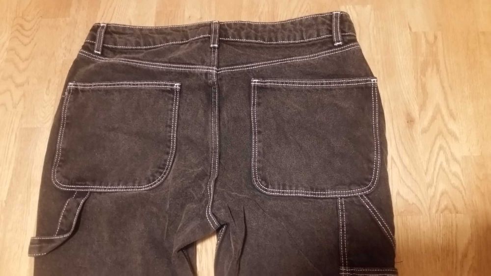 DLA WYSOKIEGO szerokie CARPENTER Y2K skate W32 L34 loose baggy 33 L36
