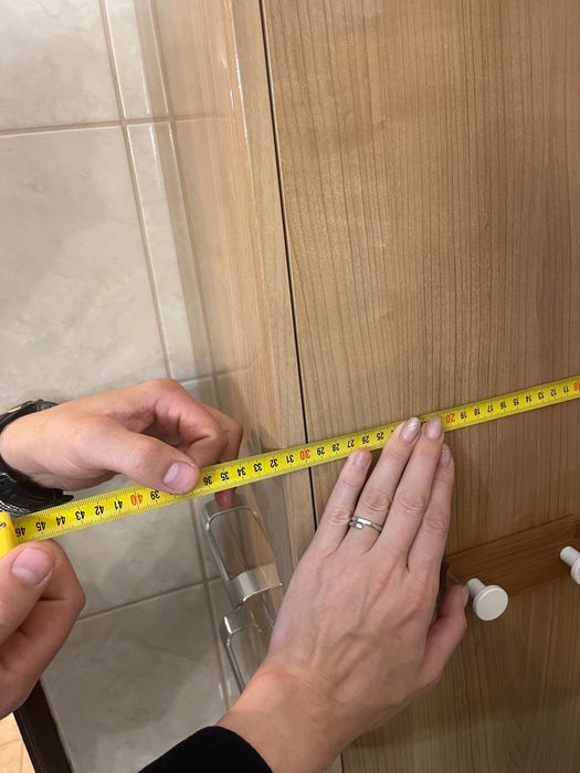 Szafka łazienkowa słupek – kolor jasny orzech  (do negocjacji)