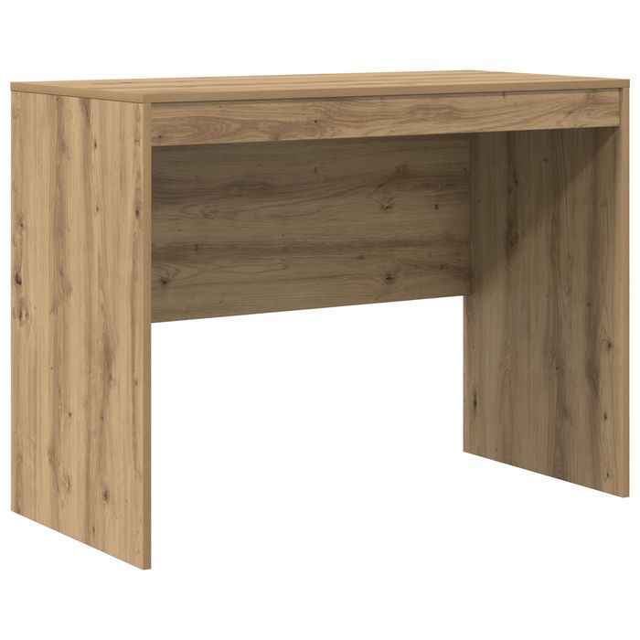 Vidaxl Biurko Do Pisania Dąb Artystyczny Mdf 100 X 50 X 76 Cm Proste
