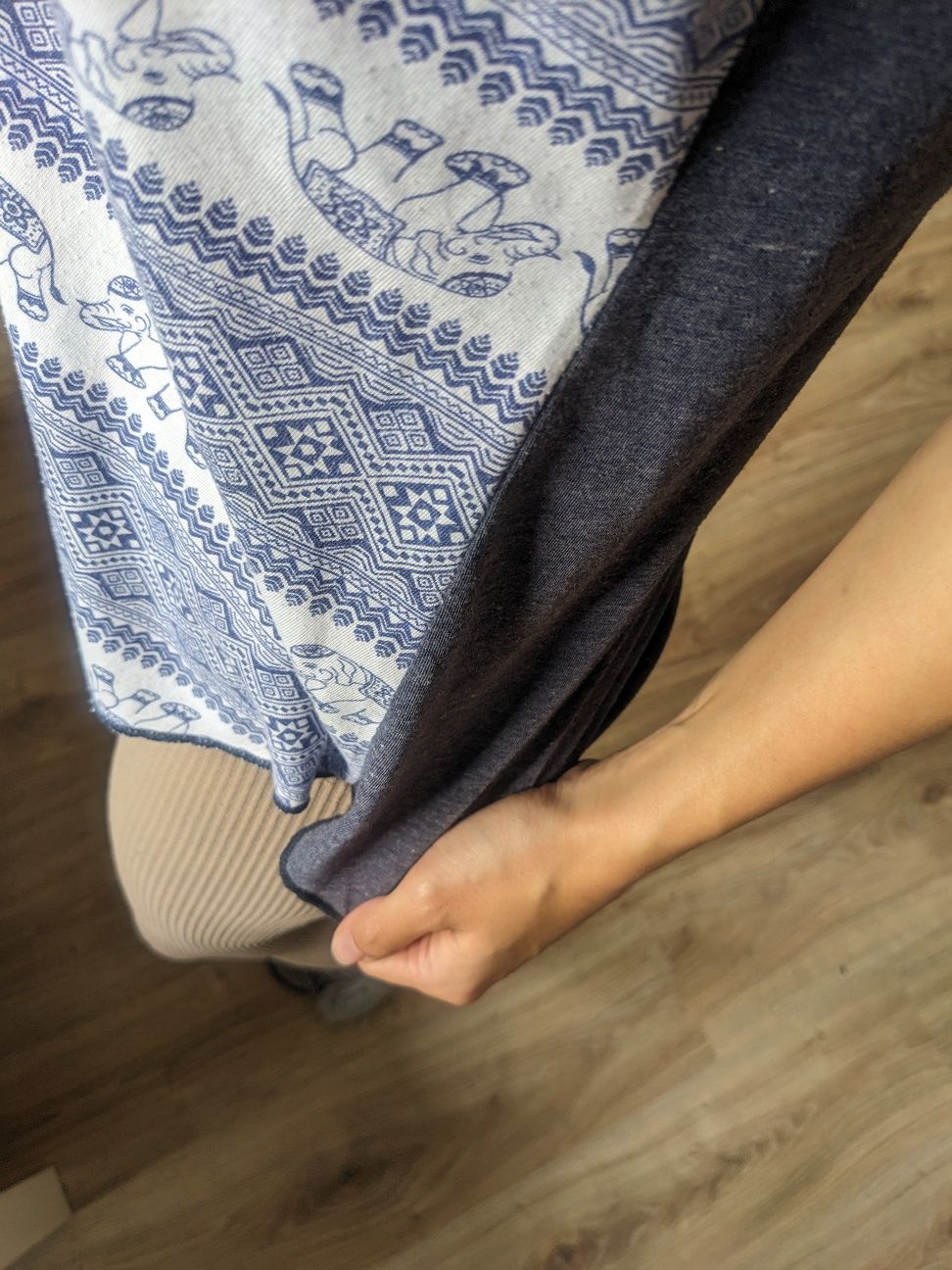 Blzuka koszulka Boho słonie wzory na ramiączkach zwiewna a