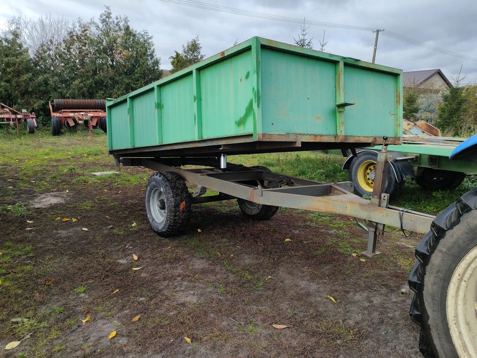 Przyczepa jednoosiowa, wywrotka, dwukolka