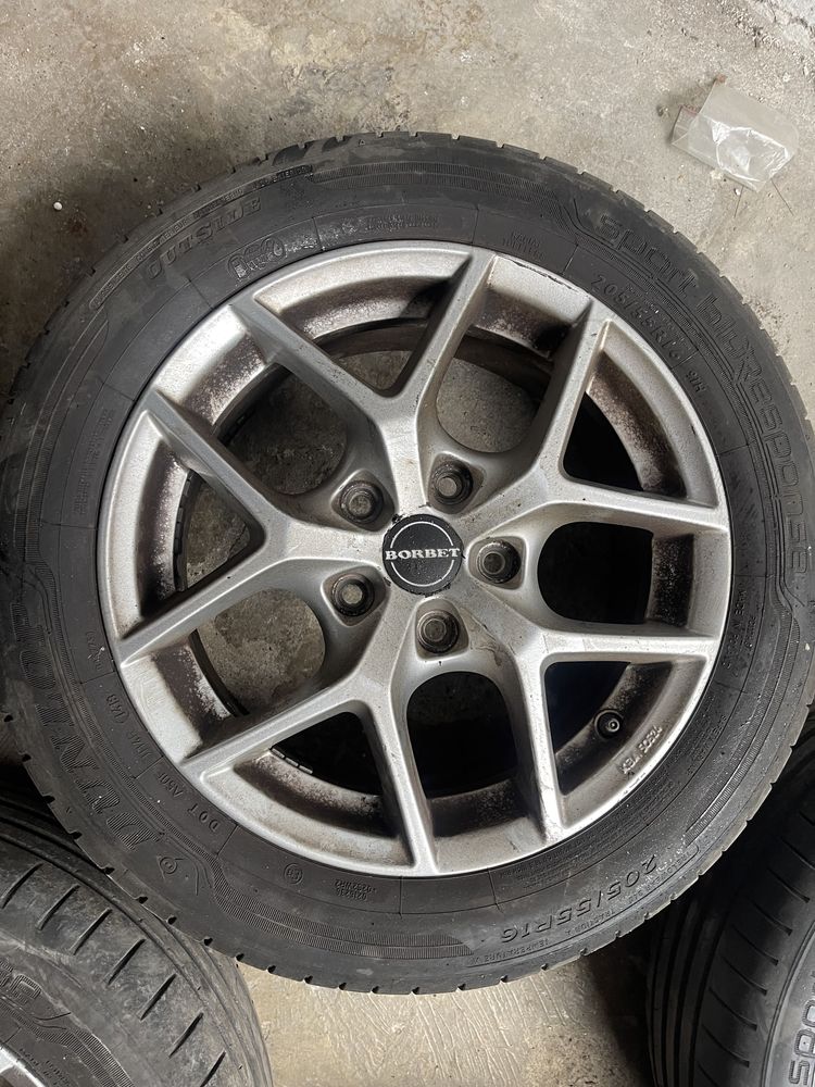 Alufelgi borbet 16 cali 5x114,3 ET 48 Honda Nissan mazda