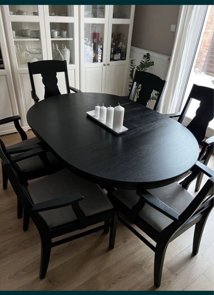 Ikea, zestaw stół i krzesła Ingatorp